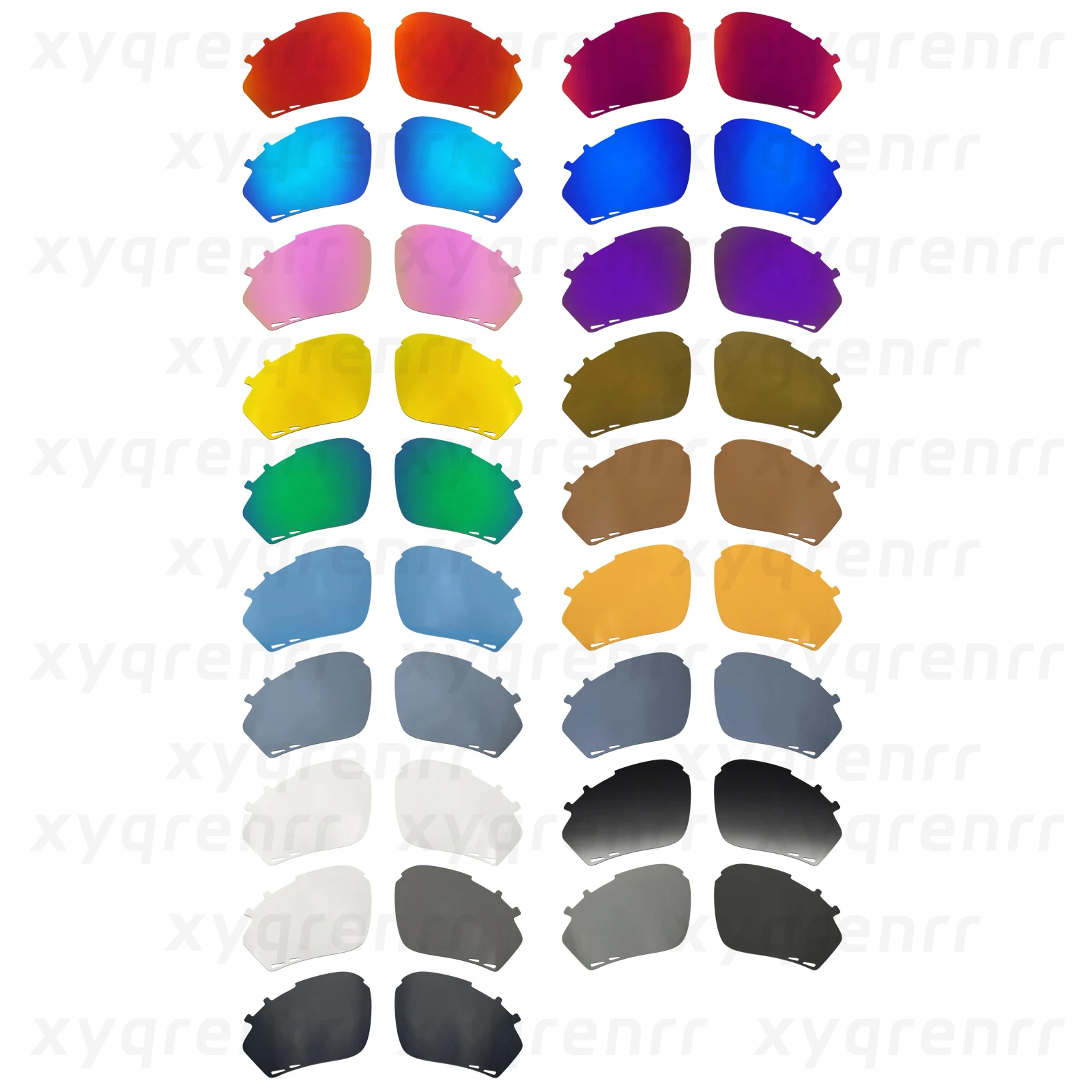 عدسة Xyqrenrr المستقطبة البديلة تناسب نظارة Rudy Project Propulse الشمسية المضادة للخدش | مقاومة للصدمات | مناسب تمامًا