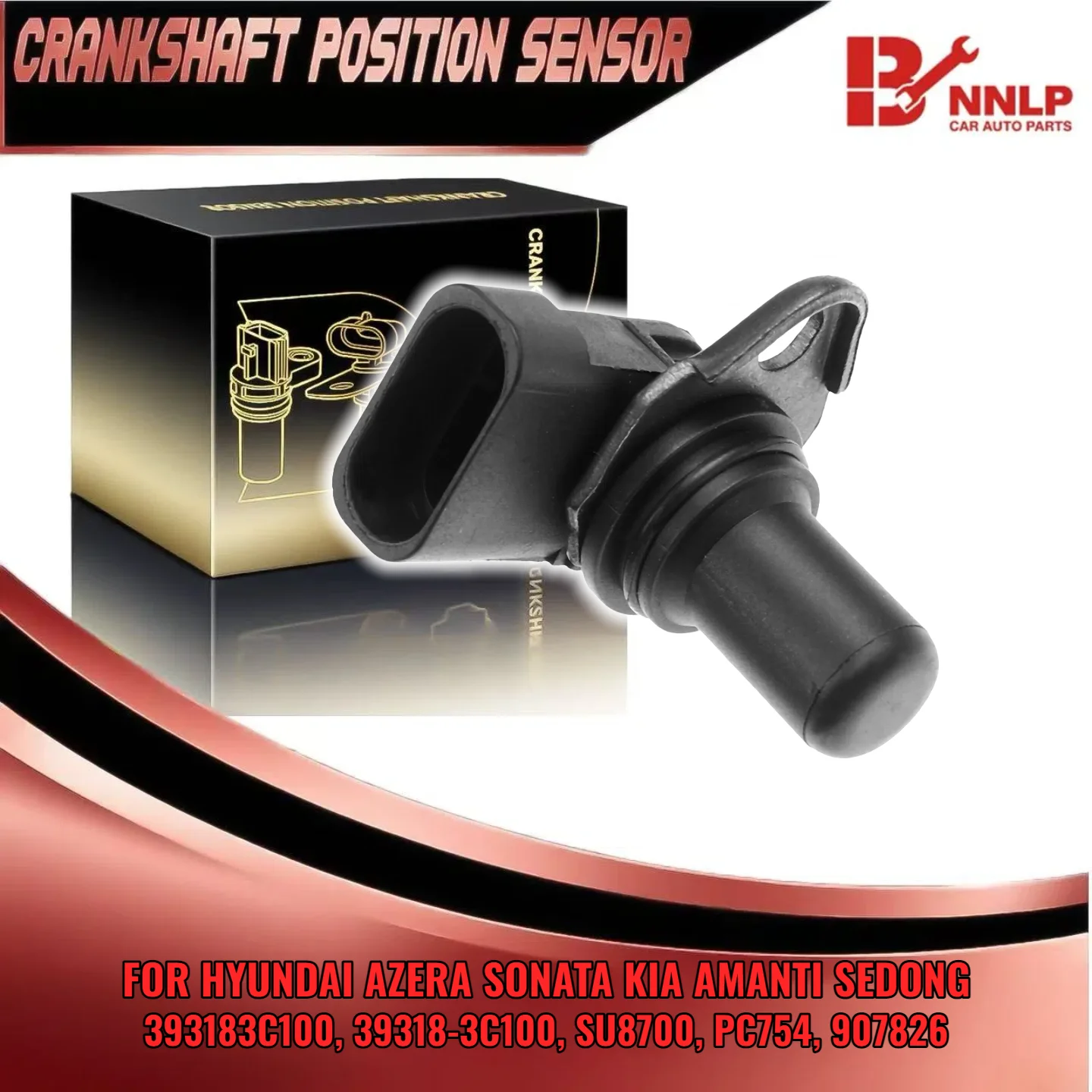 

Engine Camshaft Position Sensor for Hyundai Kia Entourage Genesis Coupe Santa Fe PC754 393183C100 907826