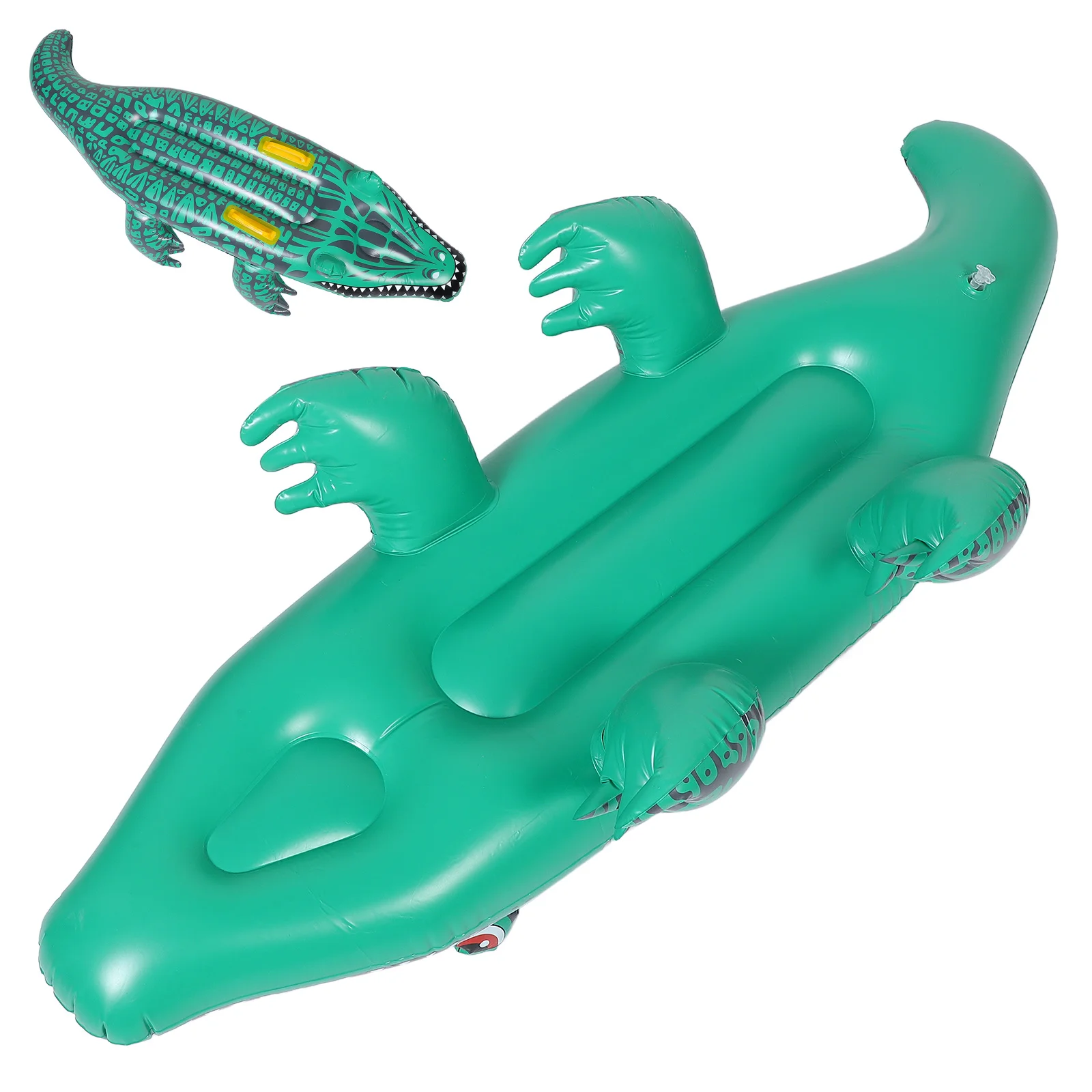 

Inflatable Crocodile Surfboard Pool Surfboatd Alligator Floating Pad for Party Inflation Toy