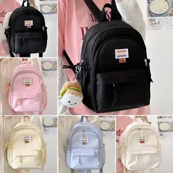 Large Capacity Backpack Durable Nylon Daily Schoolbags Travel Portable Shoulder Bag Knapsacks Student Daily Zipper Schoolbags