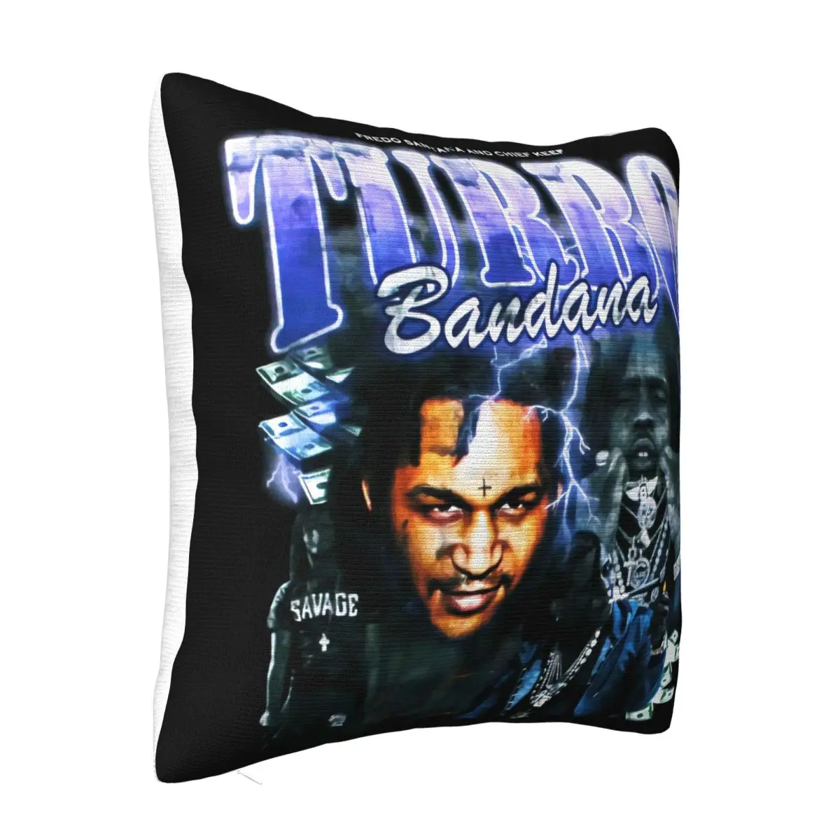 Fredo Santana X Chief Keef Badana Funny Vintage Gift Men Women Middle Aged Wholesale Logo Unique Dj Pillow Case