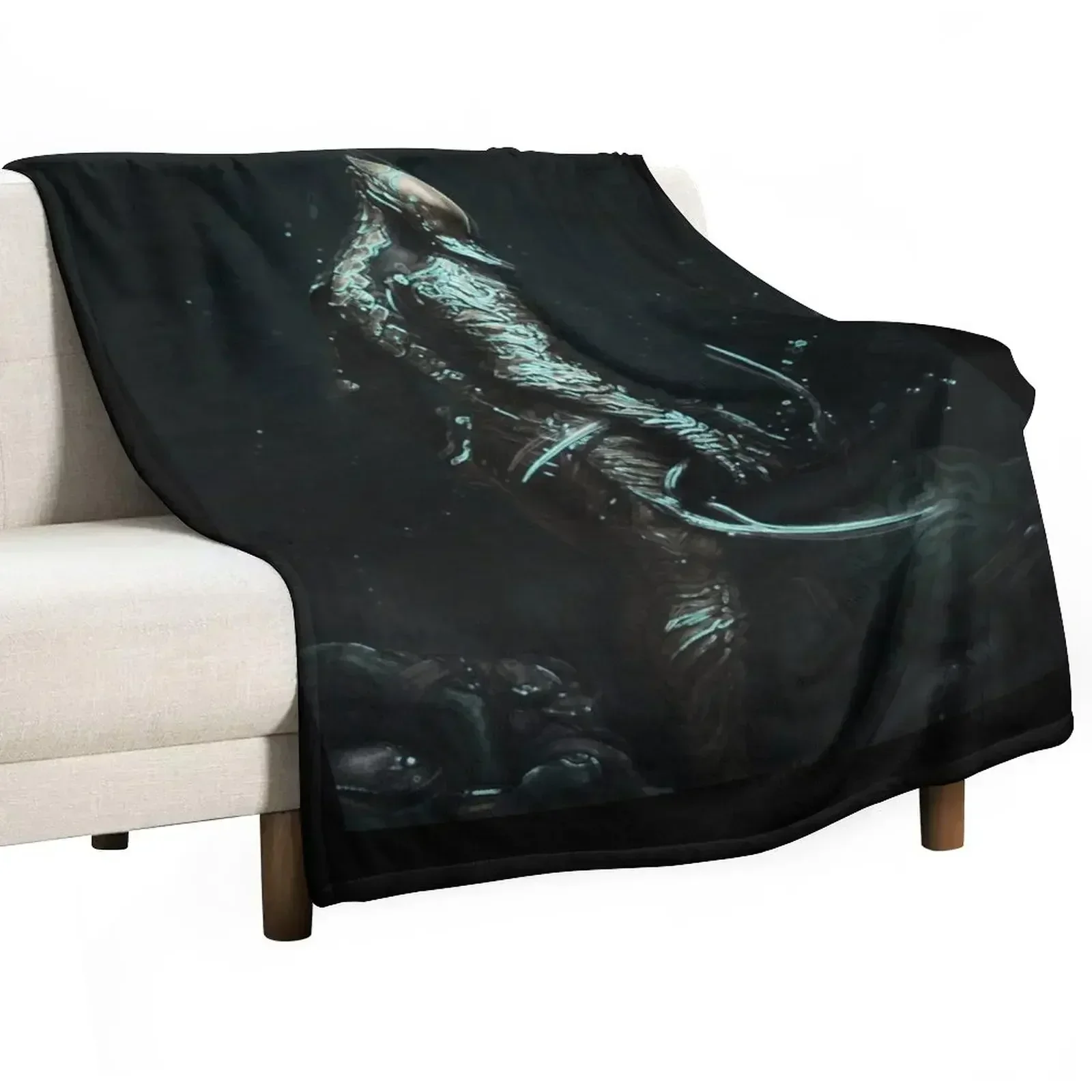 Warframe - Ash - Blademaster Throw Blanket Luxury St Flannel Fabric Quilt Travel Tourist Sleeping Bag Blankets