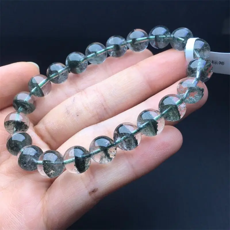 10MM Natural Green Garden Quartz Bracelet Colorful Gemstone Bead Strings Fashion Beautifully Jewelry For Men And Women 1PCS