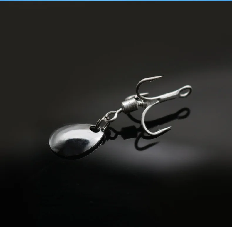 Angelgerät Zubehör Locken High Speed Rotation Laut Löffel Harten Köder DIY Qualität Drillinge Spinn Texas Rig Ozean Spinner – Detail 5