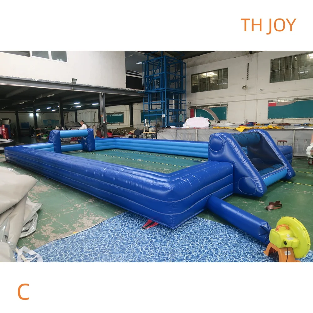 Champ de football gonflable terrain de football terrain de sport Arena terrain de football gonflable commercial en PVC