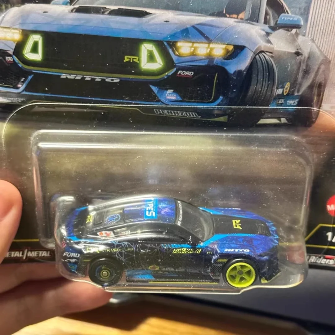 Hot Wheels Premium Circuit Legends Cultura de carro 2024 Ford Mustang RTR escala 1:64 modelo de carro de liga fundida brinquedos colecionáveis presentes