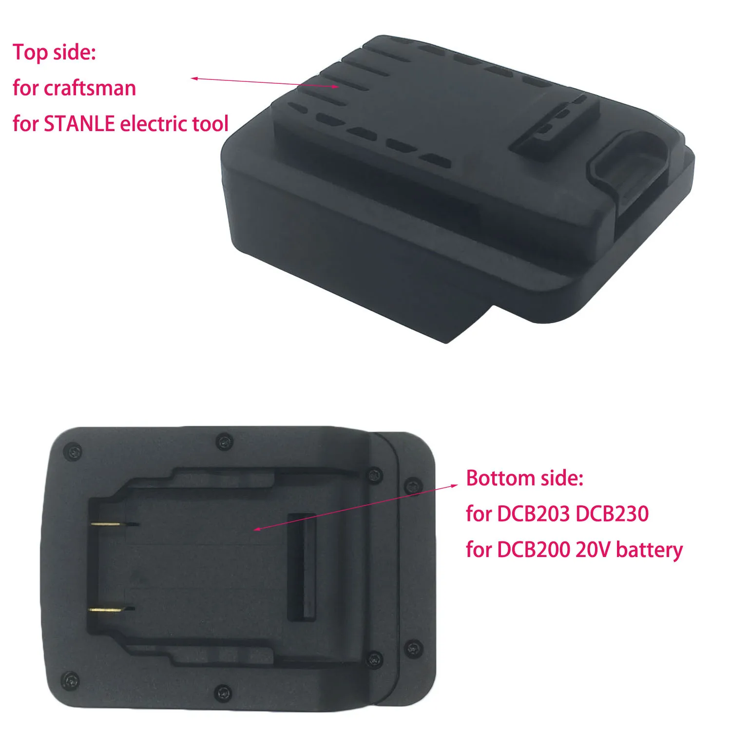 Power Tool Battery Adapter For Battery Converter Adapter For DCB200 For Craftsman For STANLE Electric Tool Power Tools