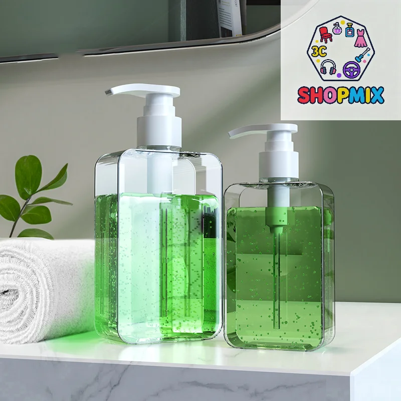 Dispensador de sabão garrafa banheiro shampoo líquido chuveiro gel garrafa recarregável recipiente armazenamento sabão imprensa garrafas vazias