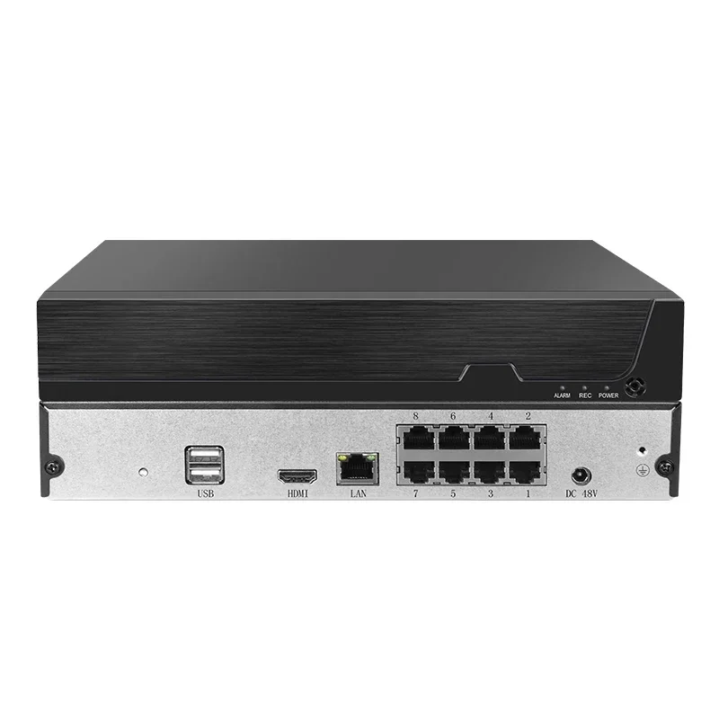 5MP 8CH Poe Nvr أطقم كاميرات كاميرا الأمن في الهواء الطلق Nvr نظام الدوائر التلفزيونية المغلقة كاميرا مصغرة 8CH Nvr