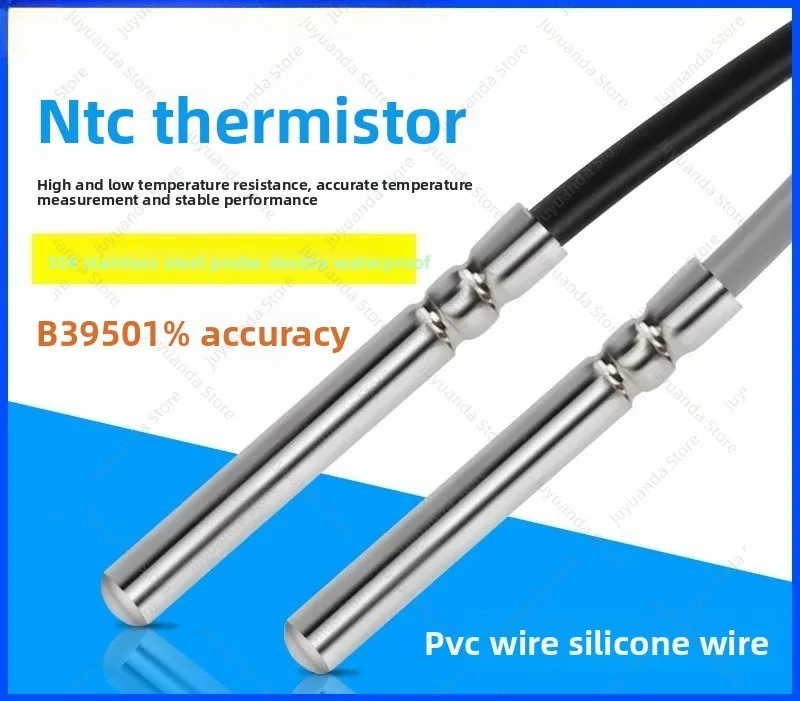 NTC Thermistor Sensor 5k10k20k50k100k Waterproof Temperature Control Probe Acquisition Module