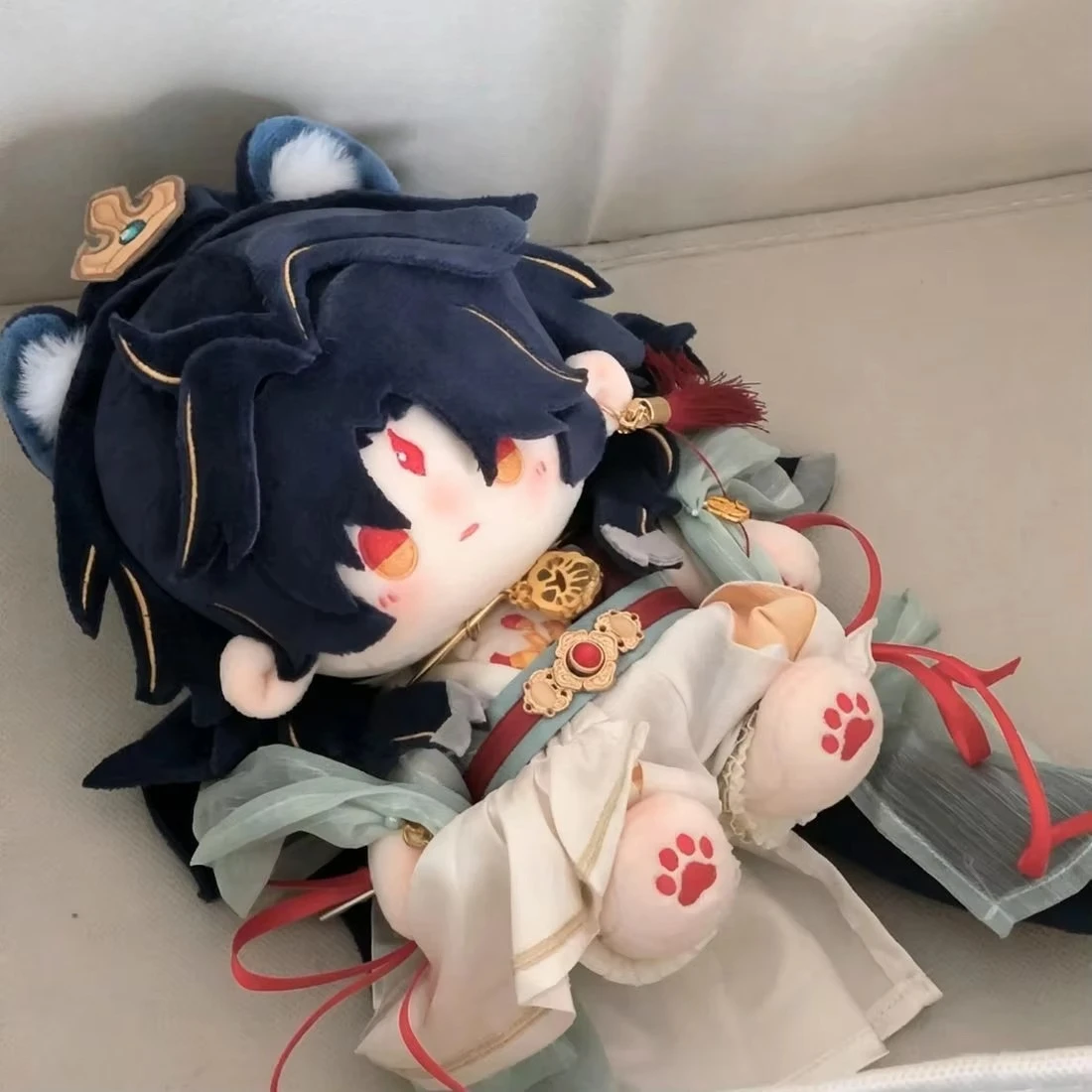 Muñeco  Peluche  Algodón 20CM Personaje Blade Mortenax Juego Honkai: Star Rail, con Esqueleto, Figuras  Dibujos