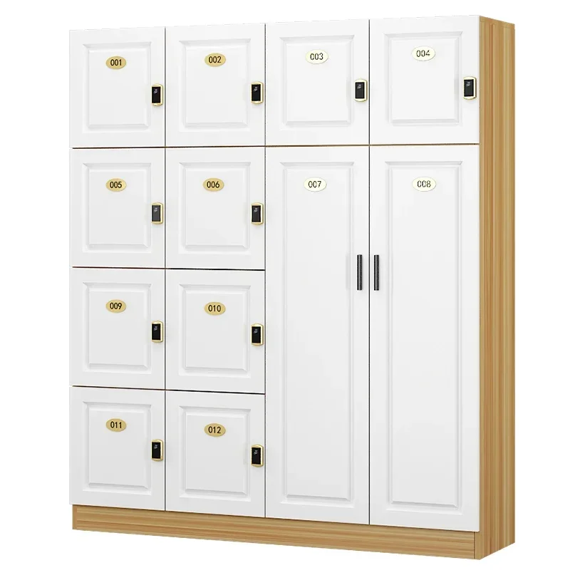 

New wooden bathroom yoga studio locker with lock