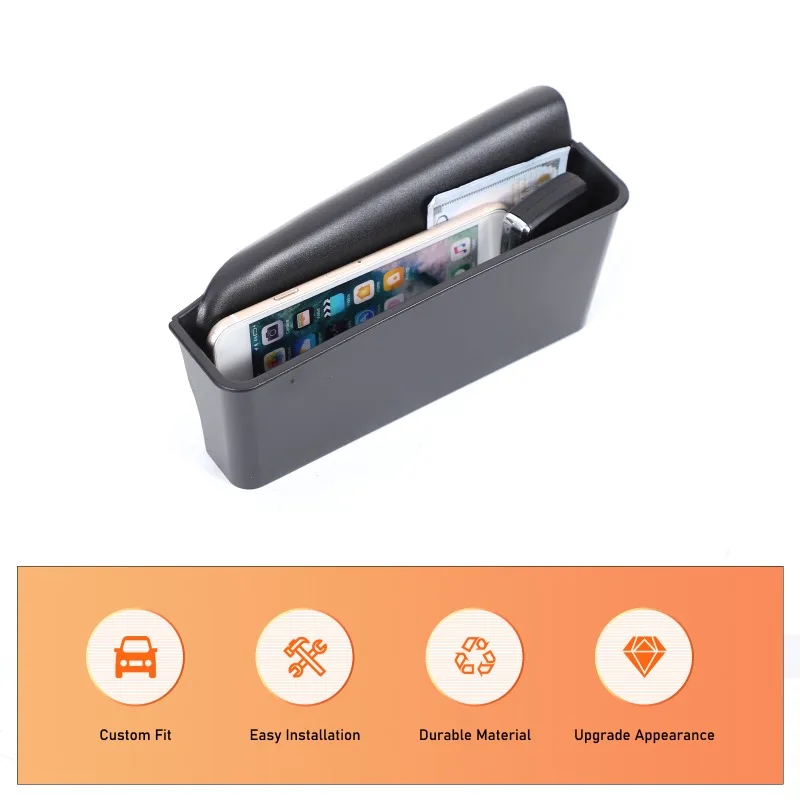 ABS  Center Console Gear Shift Side Storage Box For 2011-2018 Mitsubishi ASX Car Accessories