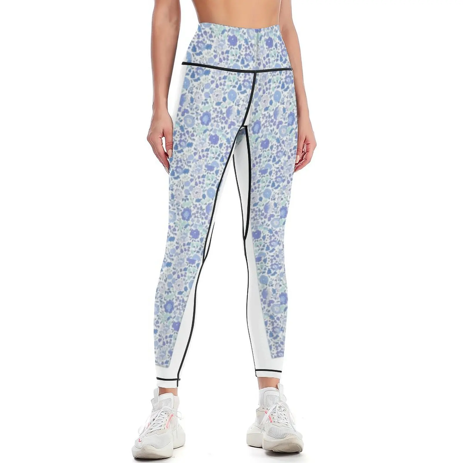 

Blue Liberty Leggings gym's clothing flared Womens Leggings