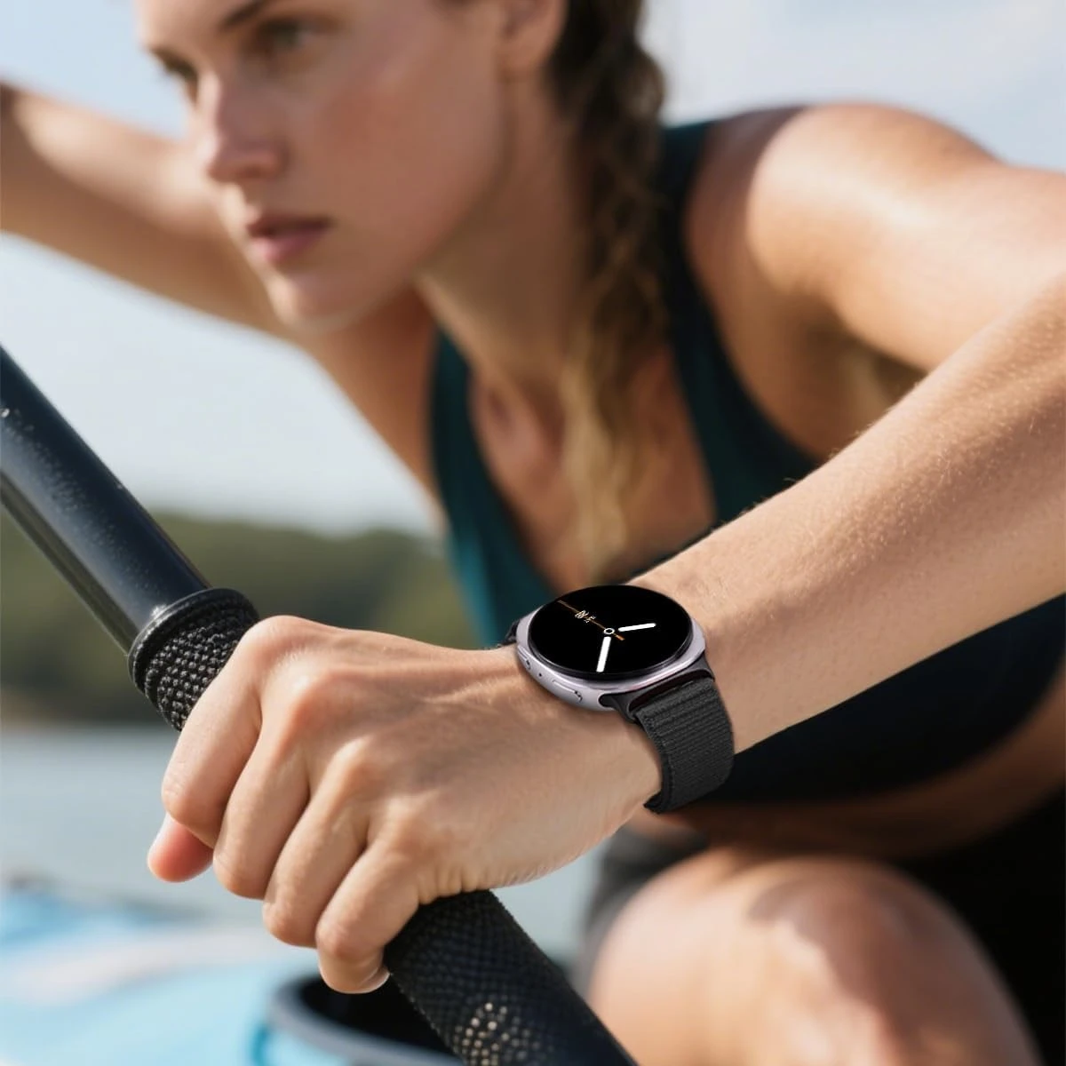 النايلون حزام الساعات لساعة سامسونج جالاكسي 8 44 مللي متر 40 مللي متر الرياضة سوار إكسسوارات لساعة جالاكسي 8 الكلاسيكية 46 مللي متر معصمه كوريا