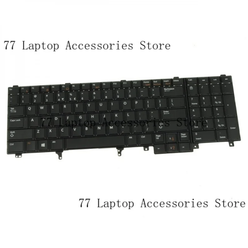 7C536 FOR DELL Latitude E6530 E5530 Laptop Keyboard Without Backlit
