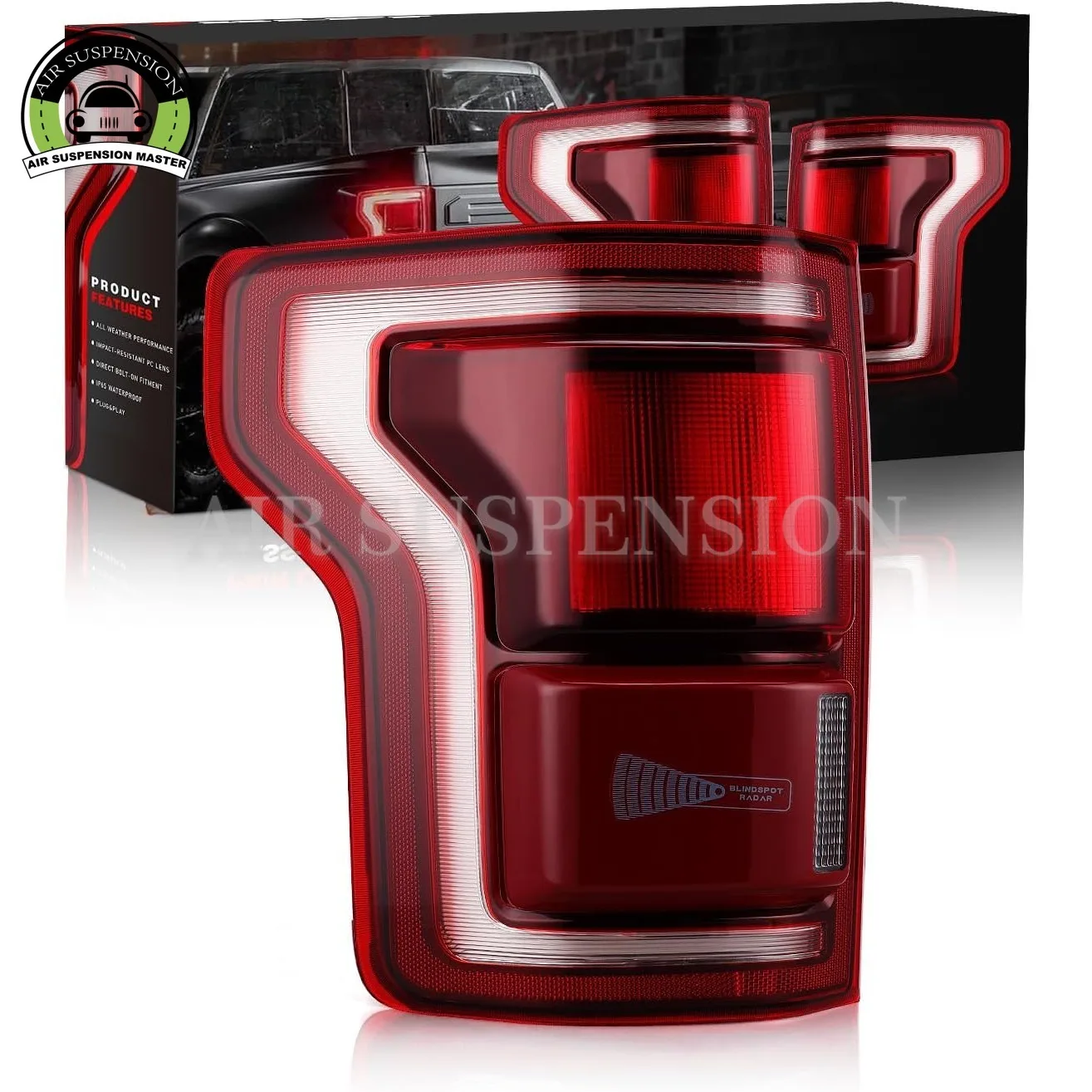 

1 шт. левый/правый светодиодный задний фонарь с слепой пятном для Ford F150 F-150 Raptor 2017-2020 HL3Z-13405-H HL3Z-13404-H