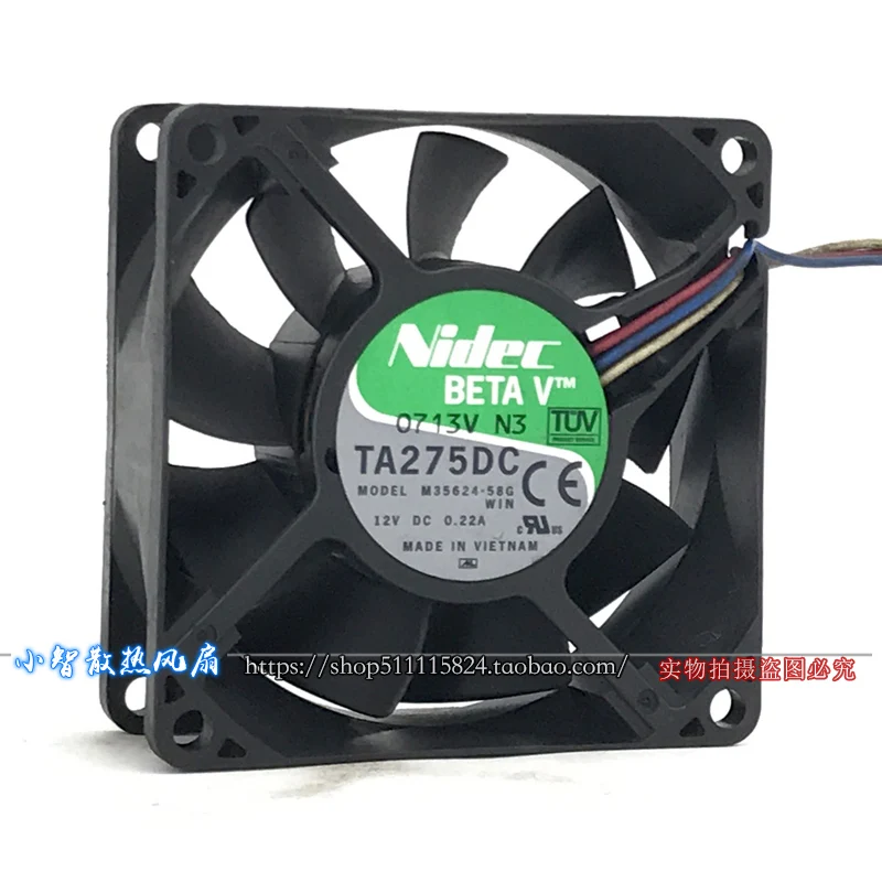 ORIGINELE M35624-58G 12 V 0.22A 7025 70*70*25mm NIEUWE KOELVENTILATOR RADIATOR