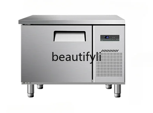 

E132 Refrigerated workbench Freezer console Frozen and fresh-keeping double temperature stainless steel