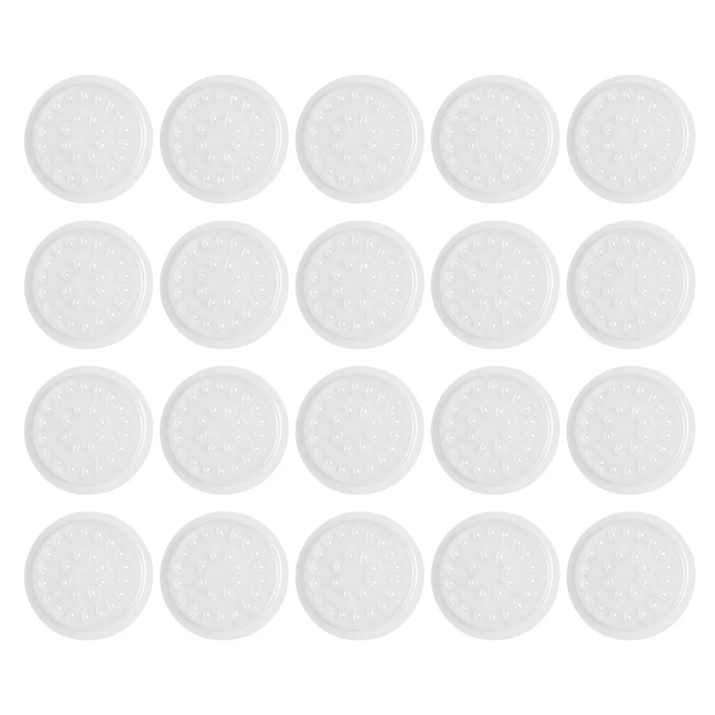 20 個フラワーまつげ接着剤プレート移植まつげホルダーツールサロン供給遅延乾燥時間つけまつげ顔料プレート