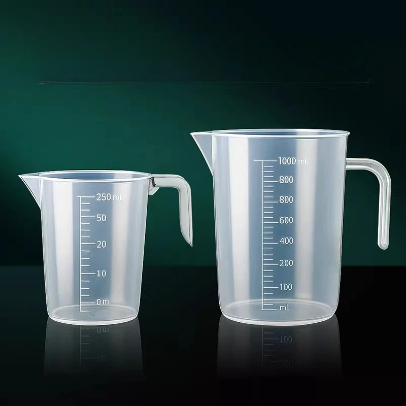 

LMM with Graduated Food Grade Plastic Transparent Graduated Cylinder Home Kitchen Baking Tool