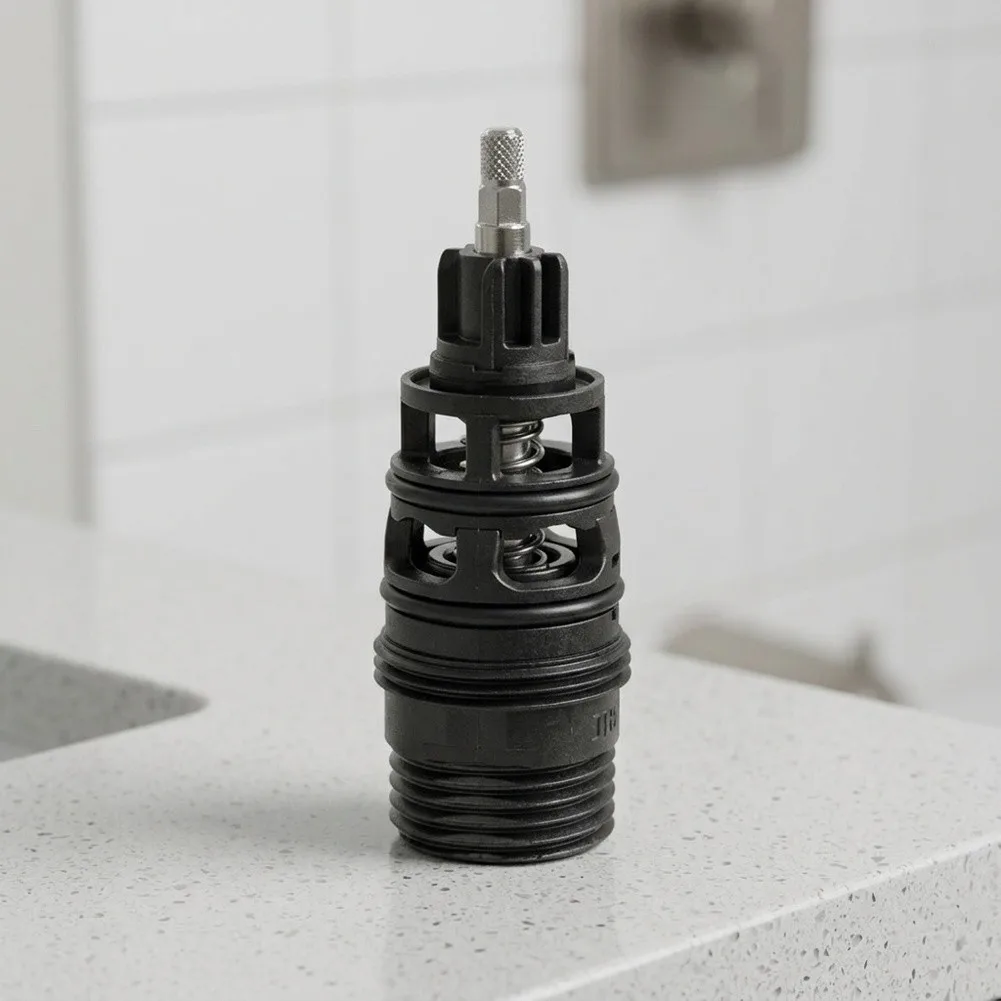 Shower Faucet Cartridge Replacement for Single Handle Mixer Tap Diverter Valve with Stable Pressure Balance Function