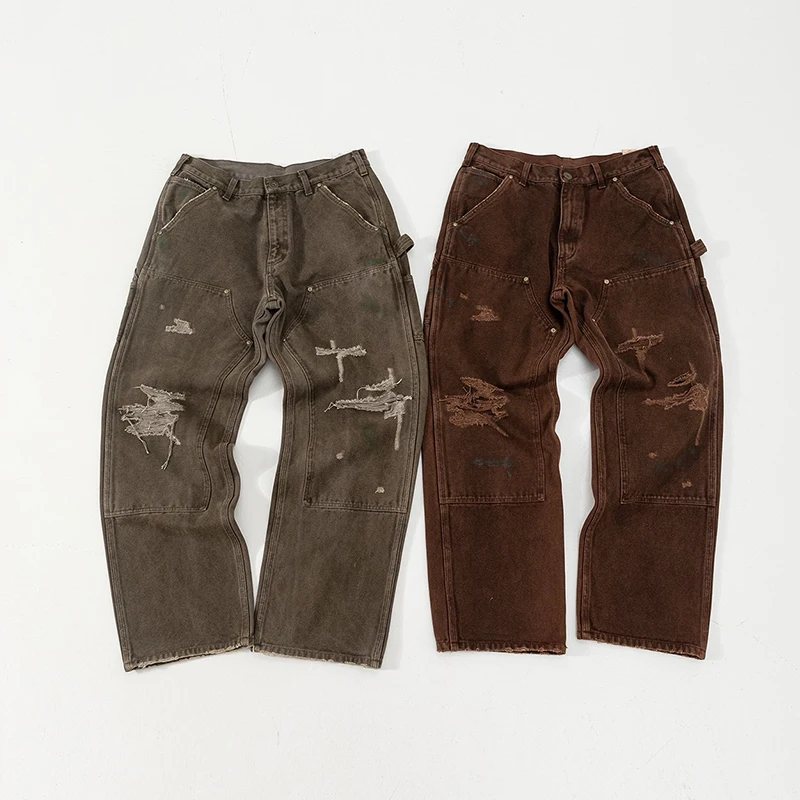 

KAMIYA Boro Painter Pants винтажный комбинезон B01 Logging