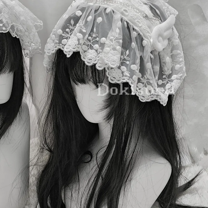 الأصلي الجديد اليابانية Rojita نمط الملاك الألغام سلسلة SC عقال لوليتا العروس ثقافة فرعية 2D الحلو لطيف هيرباند إكسسوارات الشعر #3