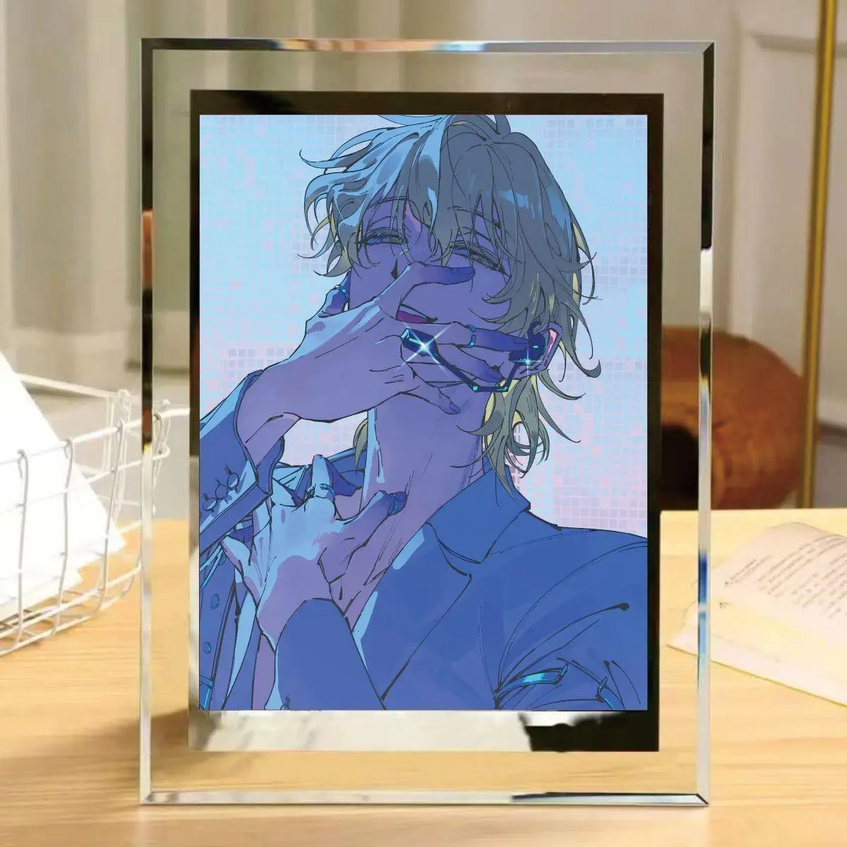 

Anime Alien Stage Luka Cosplay Cartoon Transparent Photo Frame Ambitus Photograph Rahmen Display Accessory Mascot Ornament Gift