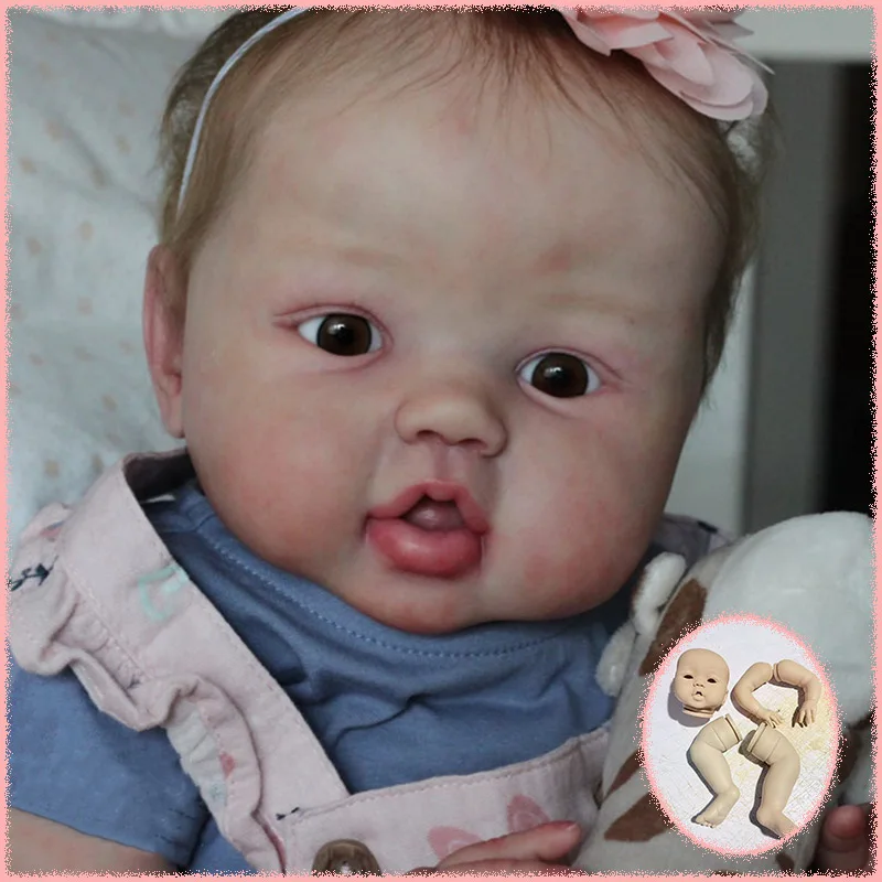 large-size-new-popular-26inch-unpainted-unassembled-harper-reborn-doll-kit-fresh-color-with-cloth-body-diy-doll-parts