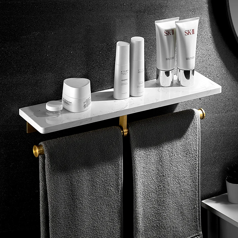 

Toilet storage rack, marble non perforated wall mounted bathroom, toilet, restroom, sink, towel rack