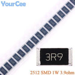 100pcs/20pcs 3.9ohm 2512 SMD Resistor 3.9 ohm 3.9R 3R9 Chip Resistance 1W 5% DIY Electronic