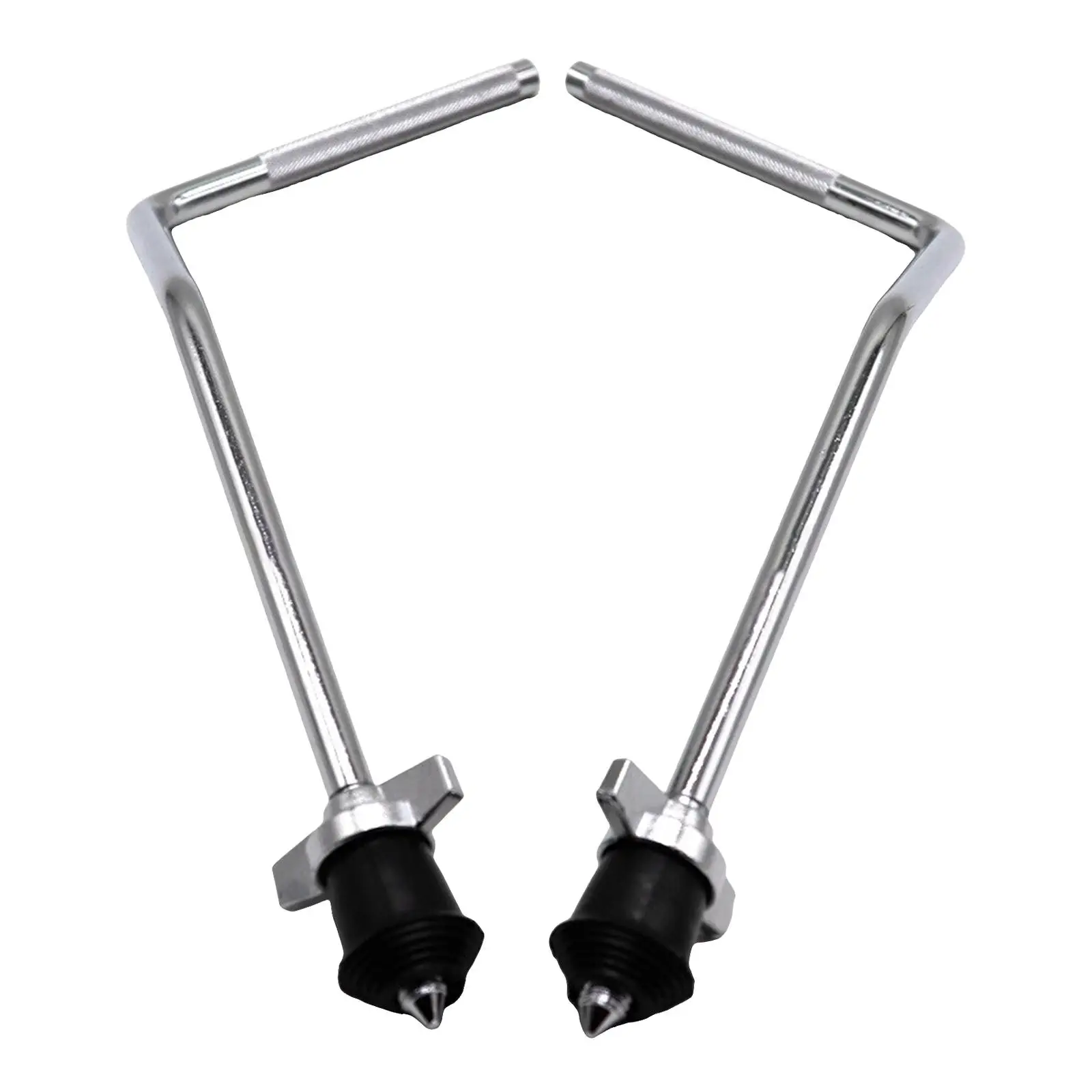 2Pcs Floor Tom Legs Drum Feet Hardware Durable Adjuster Floor Tom Brackets for Bass Drum Snare Percussion Instrument Parts