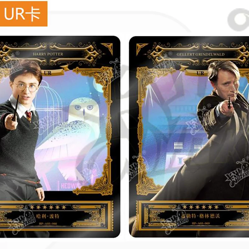 New Harry Potter Series Fantastic Beasts Characters Rare AR UR SGR Cards Movie Wizarding World Booster Box Collection Kids Gift