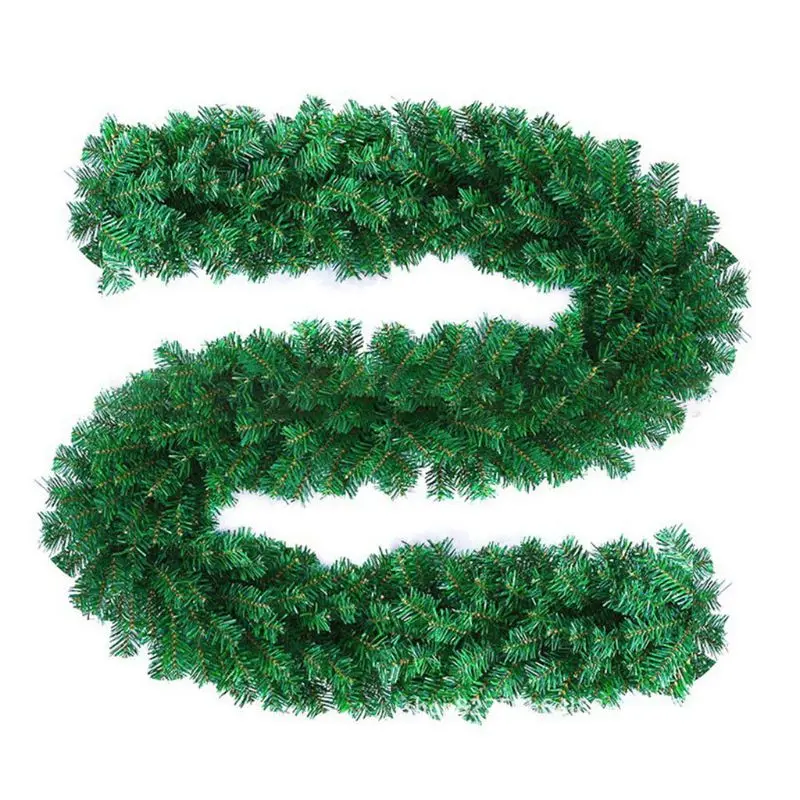 

Christmas Wreath Decoration Artificial Rattan Encryption Simulation Plant Pine Flower DIY Decor for New Year A0KC