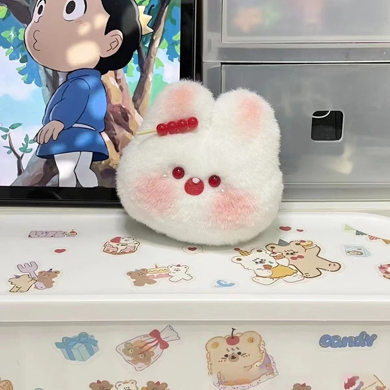 Cartoon Rabbit Keychain Pendant Cute Fashion Plush Doll Toy Keychain Kawaii Creative Backpack Decorations Accessories Gifts