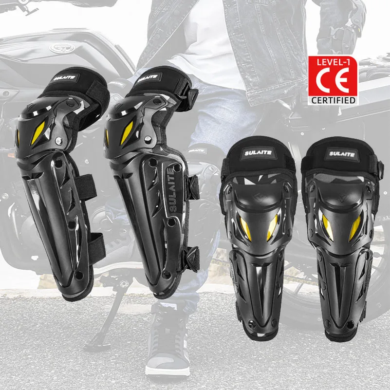 

Motocross Knee Pads Protective Motorbike Kneepad Outdoor Cycling Anti-fall Equipment Motorcycle Elbow Pads CE Summer Riding