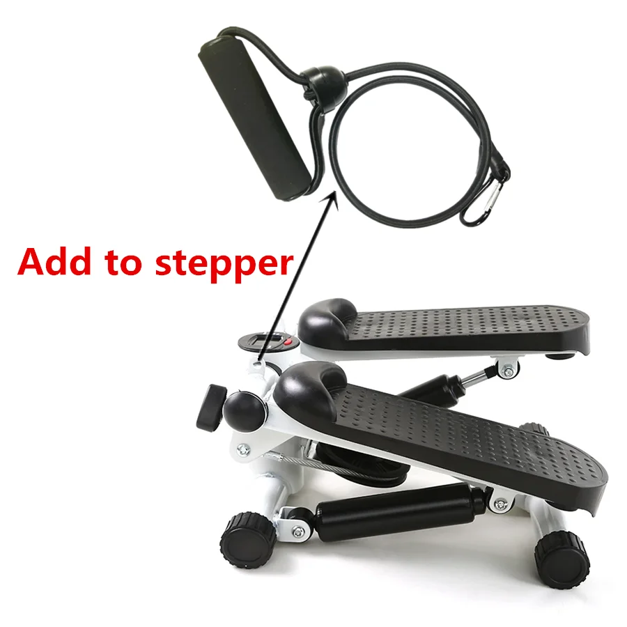 2 stücke Hohe Elastische Stepper Pull Seile Arm Übung Yoga Latex Geflochtene Fitness Expander Push-Up Board Widerstand Bands Zubehör – Detail 8