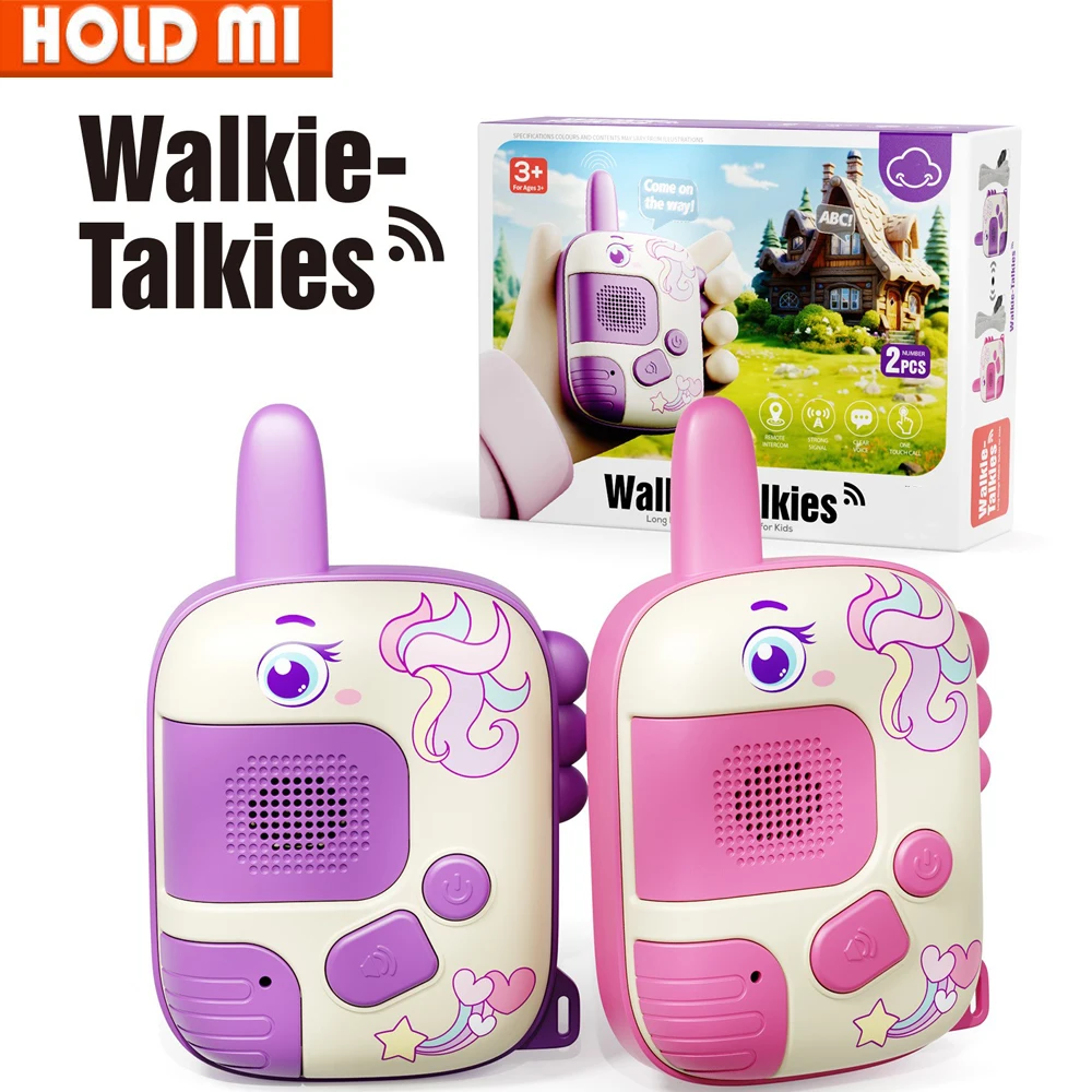 2PCS Per Bambini Walkie Talkie Per Bambini Palmare Genitore-Figlio Senza Fili Esterna A Distanza di Comunicazione Intelligente Puzzle Ragazzo Ragazza Regali