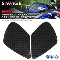 For SUZUKI GSR 600 GSXR 1000 K7 HAYABUSA GSX1300R Motorcycle Tank Pads Sticker Side Decal Gas Knee Grip Protector Traction Pad