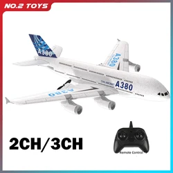 A380 aereo Airbus RC aereo schiuma giocattoli 2.4G Glide ala fissa RTF aereo giocattoli all'aperto Drone modello Easy Fly regalo per bambini