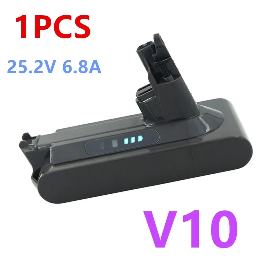 

25.2V 6800mAh for Dyson V6 V7 V8 V10 Rechargeable Bateria SV10 SV11 SV12 SV09 Vacuum Cleaner Battery DC58 Battery