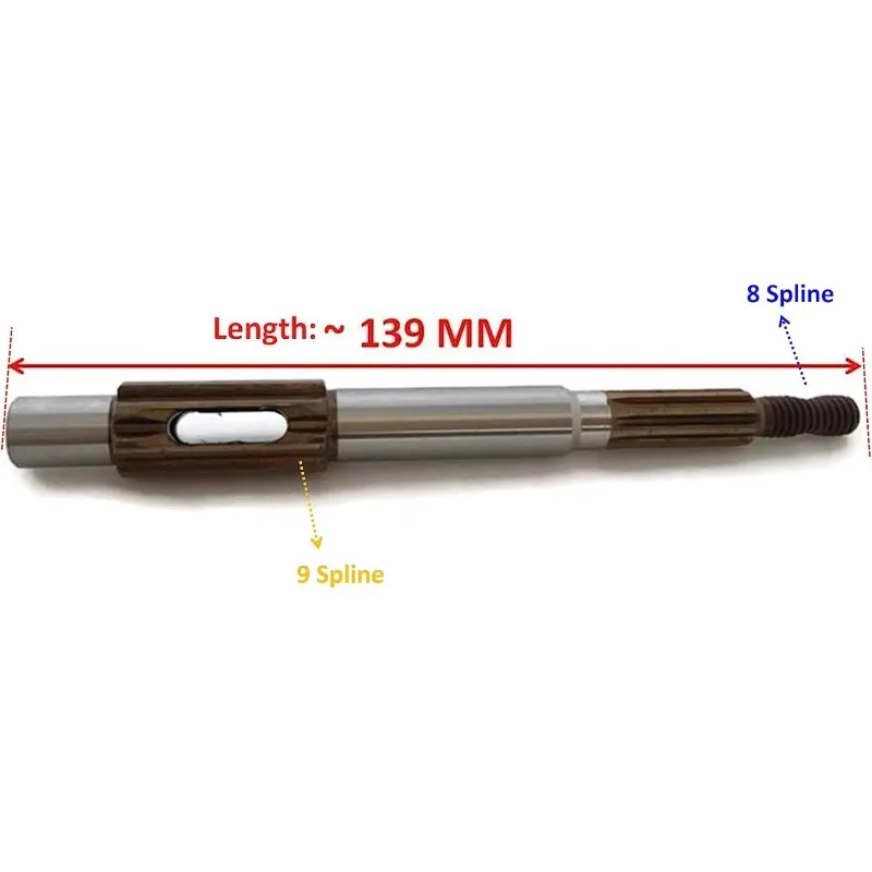 Boat Motor Propeller Shaft Prop 6E0-45611-01 00 6EO-45611 F4-03030001 For Yamaha Parsun Makara Outboard F 4HP 5HP 2/4-stroke