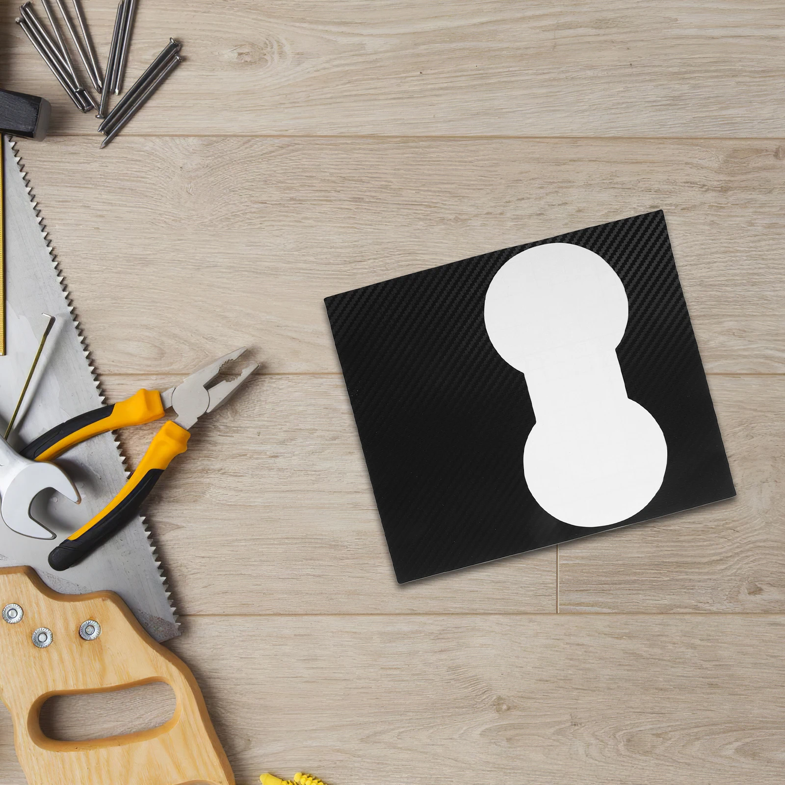 

1Set Diagonal Stripe Center Console Wrap Durable Scratch Resistant Protective Film Easy Installation Car Console Cover