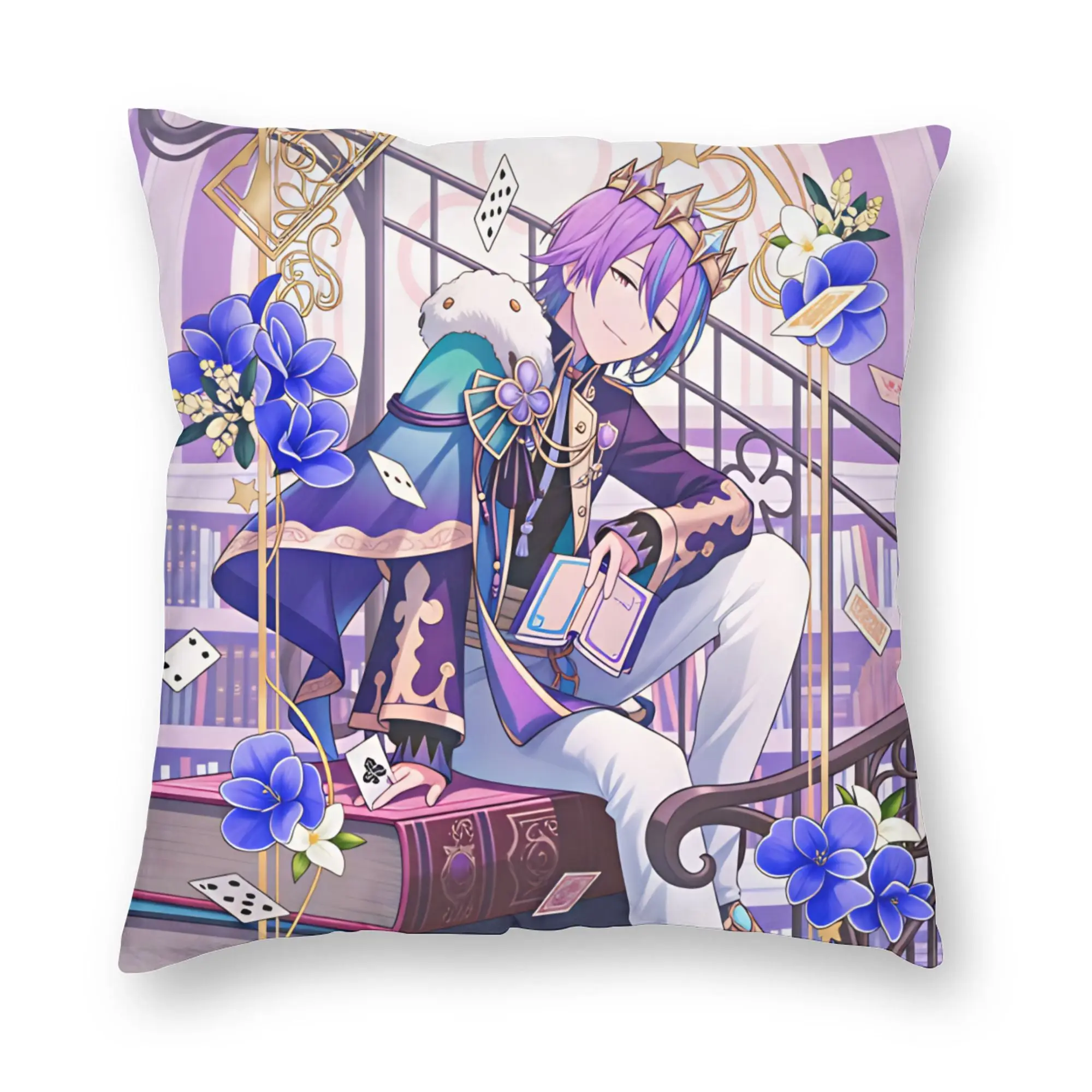 Pillow Case Project Sekai Rui Kamishiro Anime Game Design  Pillow Cover For Sofa Bedroom Home Decor Morden Pillowcases