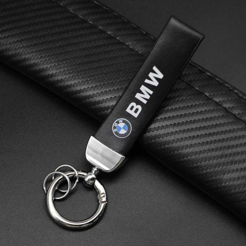 3D Metal/Leather Car Styling Keychain Key Chain Rings Accessories For BMW M M3 M5 M6 X3 E46 E90 E39 F10 F20 F30 G20 E60 E36 E34