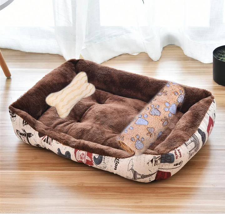 LAPLADOG Pet Großen Hund Bett Warme Haus Candy-farbigen Quadratischen Nest Pet Kennel Für Small Medium Large Hunde Katze Welpen plus Größe Hund Körbe 6