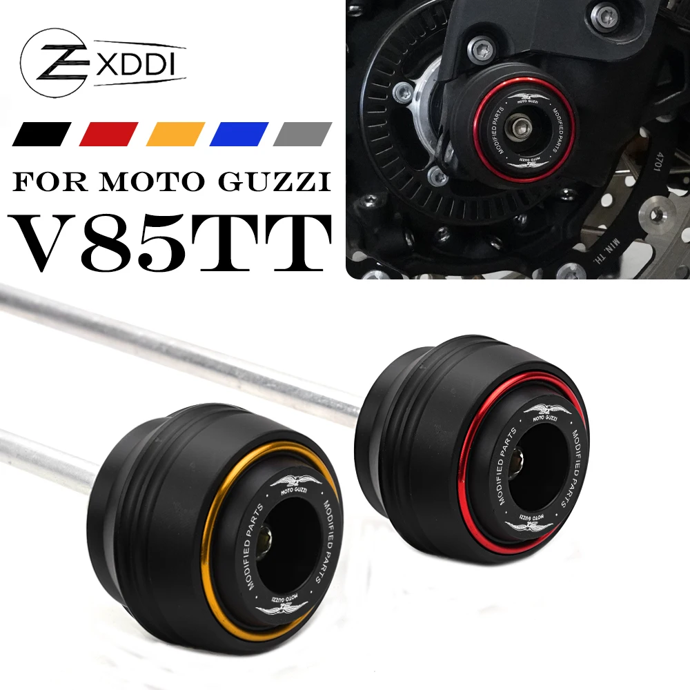 

For MOTO GUZZI V85TT V 85 TT V85 TT 2019-2022 2023 2024 2025 Motorcycle Front Wheel Axle Fork Crash Protector V85TT Accessories