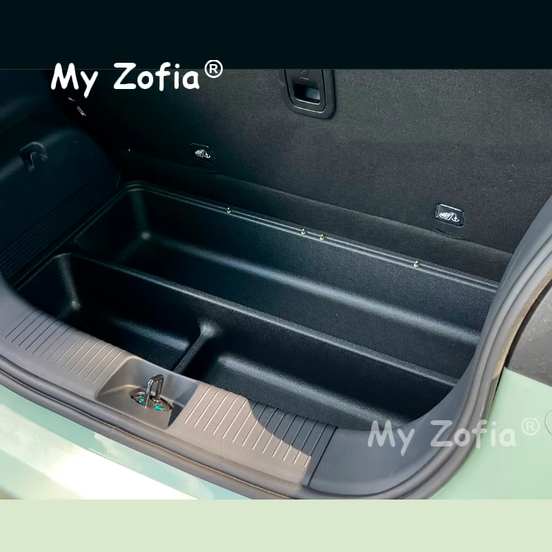 

Car Rear Trunk Box For Leapmotor T03 2024 2025 2026 Luggage Panel Fit Storage Box With Lid Waterproof Storage Box Accessories