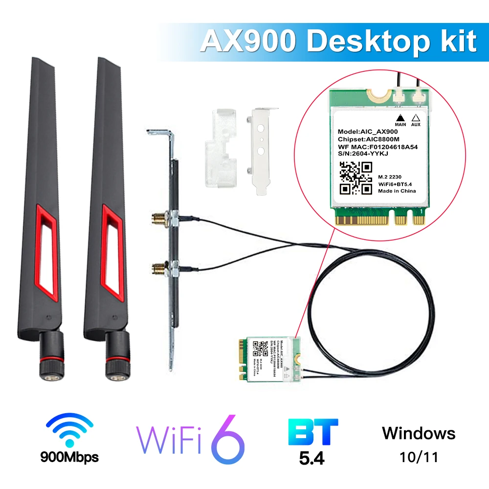 Fenvi Wifi 6 AX900 …